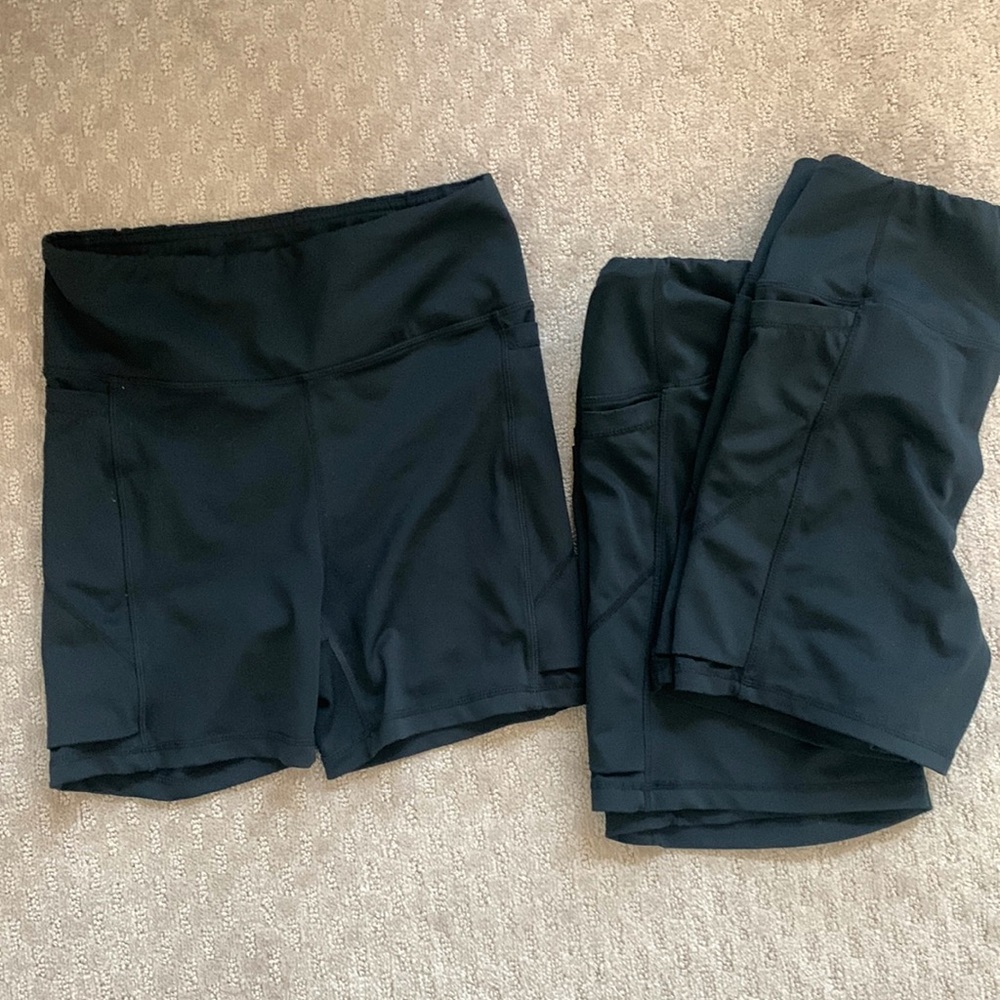 Senita Baseline Shorts (5 in. inseam) - Black, Size M, 3 pairs